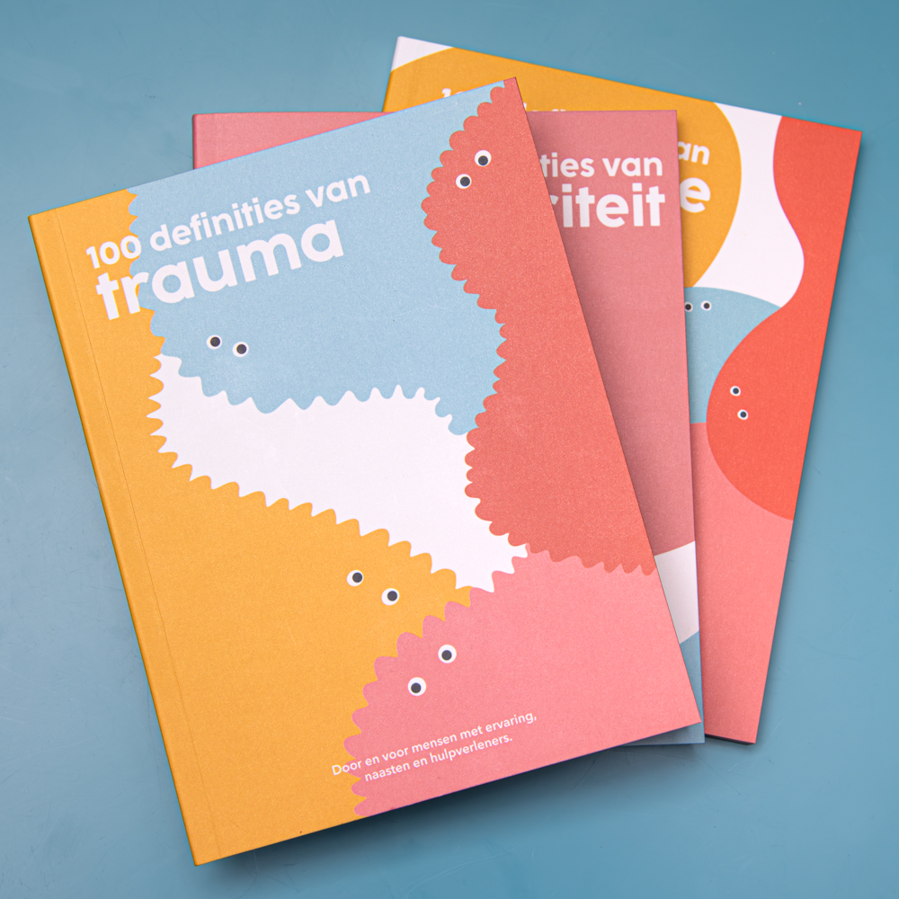 Set van 3 boekjes met 100 definities van psychose, trauma en bipolariteit - 2023